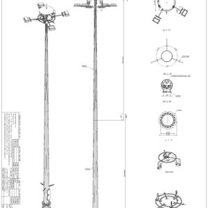 Освітлювальна щогла 18м 161-500 Т4