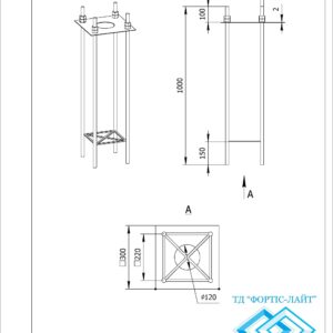 Арматура фундаменту М20 220х300х1000