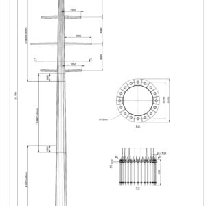 Енергетична опора 31.7 метри