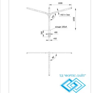 Кронштейн BKG 1-1.5-3 90 (st89, sv48)