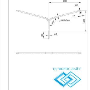 Кронштейн BKG 1-1.5-2 180 (st48, sv48)