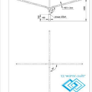 Кронштейн BKG 1-1.5-4 90 (st89, sv48)