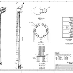 Щогла освітлення 12M 200-450 T4