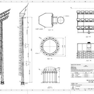 Щогла освітлення 24M 250-700 T5-4