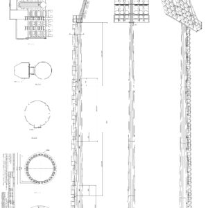 Щогла освітлення 32M 600-1200 T10-6