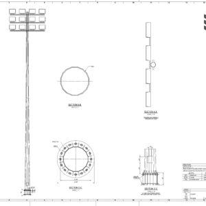 Щогла освітлення 16М 350-650 Т4-5